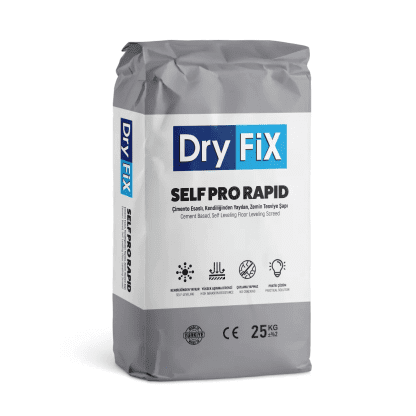 Dryfix SELF PRO RAPİD Zemin Tesviye Şapı
