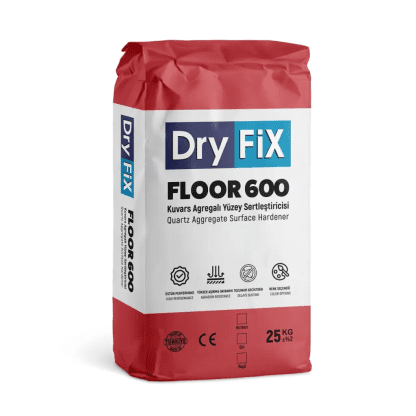 Dryfix FLOOR 600 Kuvars Agregalı Yüzey Sertleştiricisi