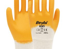 Beybi KN1 Nitril Kaplı Pamuk Eldiven