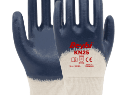 Beybi KN25 Nitril Kaplı Pamuk Eldiven