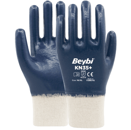 Beybi KN35+ Yüksek Performans Nitril Kaplı Pamuk Eldiven