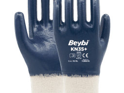 Beybi KN35+ Yüksek Performans Nitril Kaplı Pamuk Eldiven