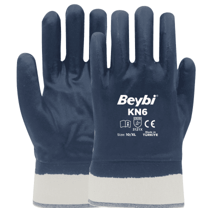 Beybi KN6 Yüksek Performans Nitril Kaplı Pamuk Eldiven