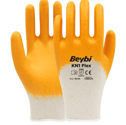 Beybi KN1 Flex Nitril Kaplı Pamuk Eldiven