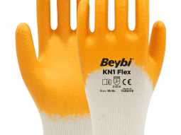 Beybi KN1 Flex Nitril Kaplı Pamuk Eldiven