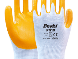 Beybi PN10 Polyester Örme Nitril Eldiven