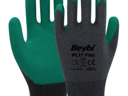 Beybi PL17 Flex Lateks Kaplı Polyester Likralı Eldiven