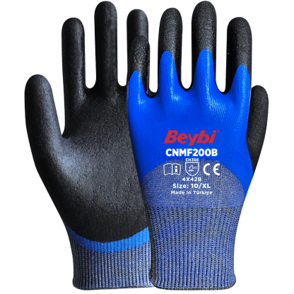 Beybi CNMF200B Kesilmeye Dayanıklı Mikro Köpük Nitril Kaplı Eldiven