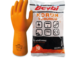 Beybi Korun Turuncu İş Eldiveni