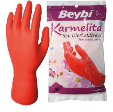 Beybi Karmelita Bulaşık Eldiveni