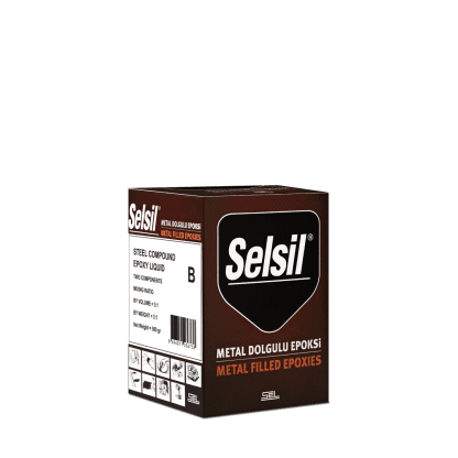 Selsil Metal Dolgulu Sıvı Epoksi Macun B