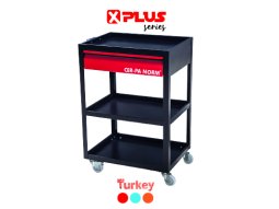 Cerpa Norm Tek Çekmeceli Parça Taşıma Arabası