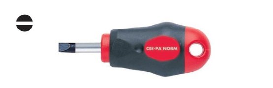 Cerpa Norm Prosoft Topaç Düz Uçlu Tornavidalar