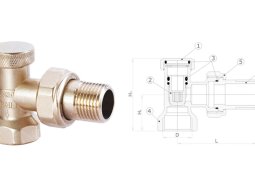 Fırat 1/2” Köşe Geri Dönüş Vanası