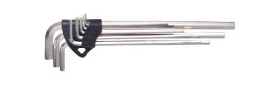 Cerpa Norm Nikel Kaplamalı Uzun Allen Anahtar Takımı