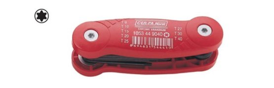 Cerpa Norm Çakı Tipi Torx Allen Anahtar Takımı