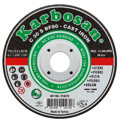 Karbosan Döküm Kesme Diskleri