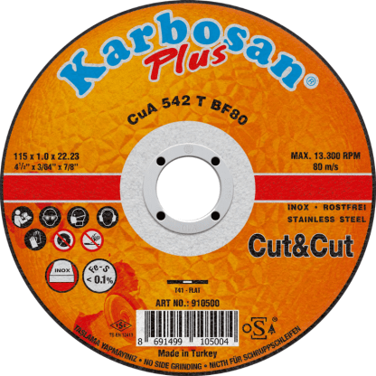 Karbosan Cut Cut Plus İnce Kesme Diskleri