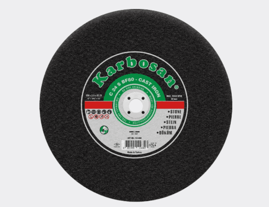 Karbosan Döküm Sabit Tezgah Kesme Diskleri
