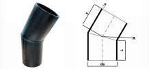 Fırat PE 100 30° Dirsek (Konfeksiyon)
