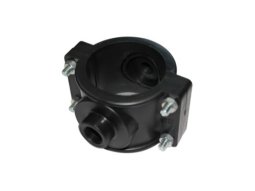 Kaplin Civatalı Priz Kolye Siyah