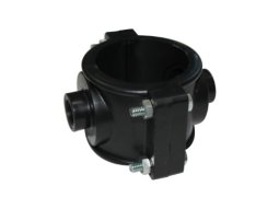 Civatalı Çift Çıkışlı Priz Kolye Siyah