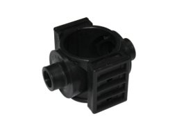 Kaplin Geçmeli Çift Çıkışlı Priz Kolye Siyah