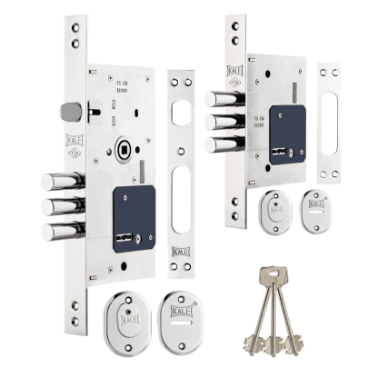 Kale Fişeli Çelik Kapı Gömme Kilit Seti