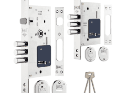 Kale Fişeli Çelik Kapı Gömme Kilit Seti