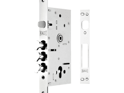 Kale Döner Sürgülü Çelik Kapı Kapı Gömme Kilidi