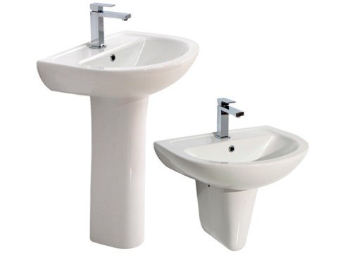 ALVİT AYAKLI SAFRAN LAVABO 45x55