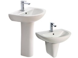 ALVİT AYAKLI SAFRAN LAVABO 45x55
