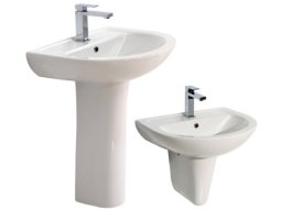 ALVİT AYAKLI SAFRAN LAVABO 50x60