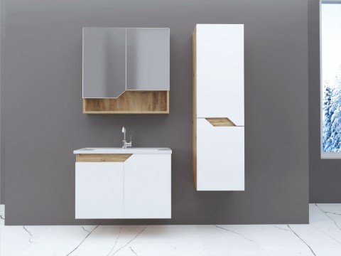 ALVİT BANYO DOLABI ADEL 80