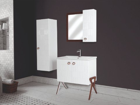 ALVİT BANYO DOLABI KARES 80
