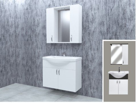 ALVİT BANYO DOLABI VITAL ASMA 65-80