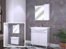 ALVİT BANYO DOLABI TURNA 65-80
