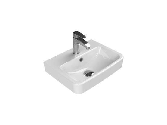 Turkuaz Seramik Lavabo, Duru, 45x35 cm
