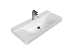 Turkuaz Seramik Etajerli Lavabo, Mona, 100x45 cm