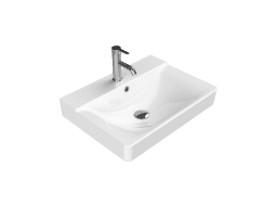 Turkuaz Seramik Etajerli Lavabo, Mona, 60x45 cm