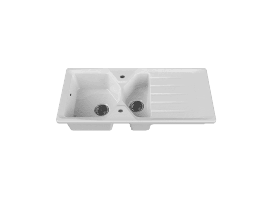 Turkuaz Seramik Mutfak Eviyesi, 100x50 cm