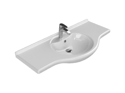 Turkuaz Seramik Etajerli Lavabo, Nil, 105x50 cm