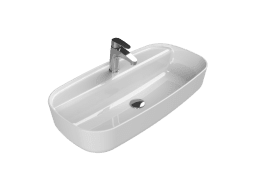 Turkuaz Seramik Tezgah Üstü Lavabo, Aqua, 80x40 cm