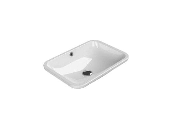 Turkuaz Seramik Tezgahaltı Lavabo, City, 40x55 cm