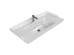 Turkuaz Seramik Etajerli Lavabo, Kapadokya, 100x48 cm