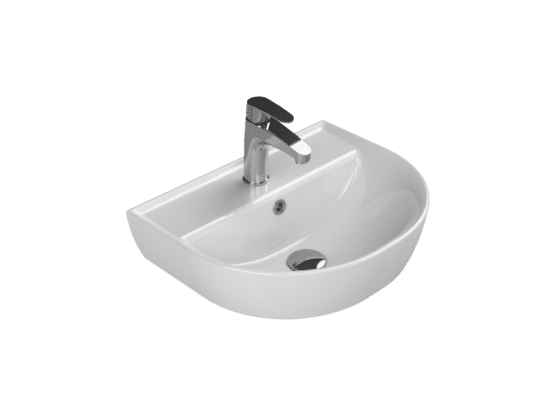 Turkuaz Seramik Lavabo, Bella, 40x50 cm