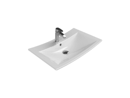 Turkuaz Seramik Tezgah Üstü Lavabo, Bella, 70x45 cm