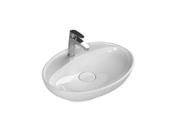 Turkuaz Seramik Tezgah Üstü Lavabo, Lal C, 60x46 cm