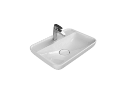 Turkuaz Seramik Tezgah Üstü Lavabo, Lal, 60x42 cm