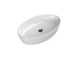 Turkuaz Seramik Tezgah Üstü Lavabo, One, 67x42 cm